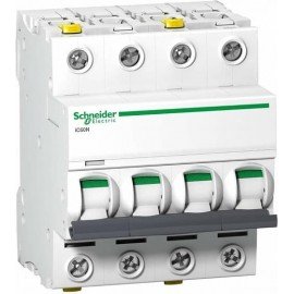 Автоматический выключательSchneider Electric Acti9 iC60N 4п 16А 6кА (хар.С)